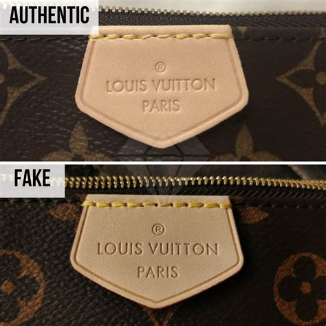 fake vs real louis vuitton pochette|authentic louis vuitton label.